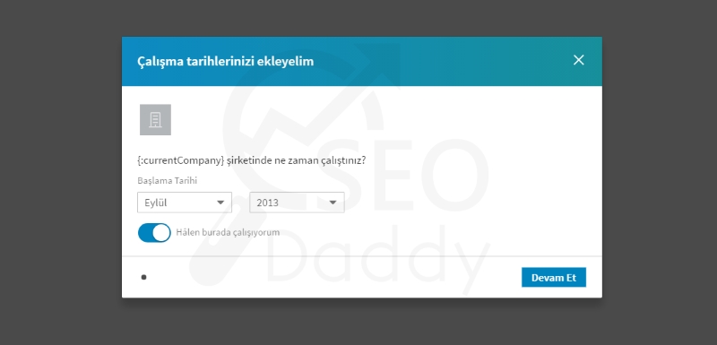 LinkedIn Profil Özelleştirme 1