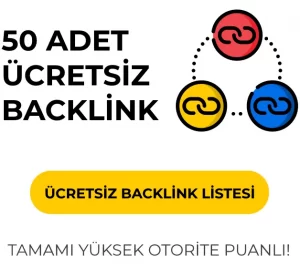 Ücretsiz Backlink Siteleri Listesi